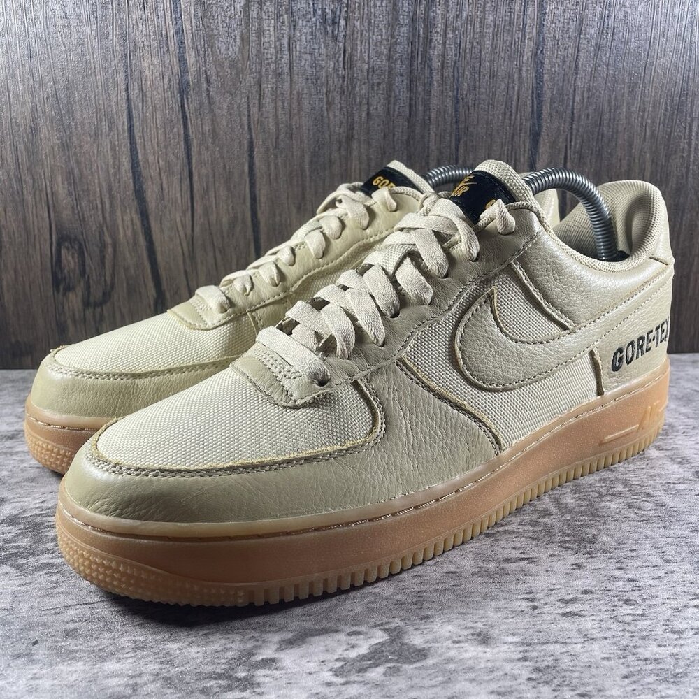 Nike Air Force One Gore-Tex M9 Shoes Sneakers Tan Mint Condition - Picture 2 of 10